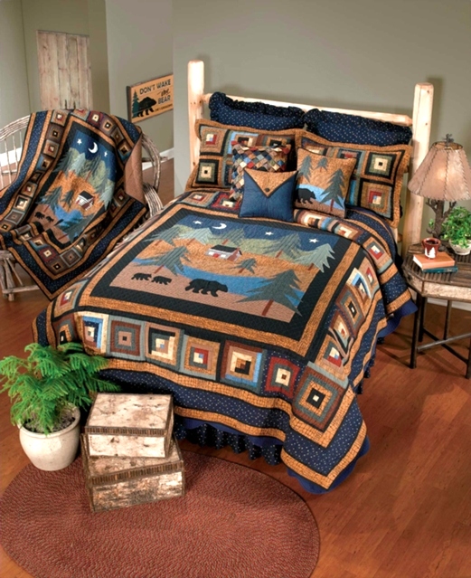 Midnight Bear Quilt Collection by Donna Sharp | Midnight Bear Donna Sharp | Donna Sharp | Donna Sharp Quilts Donna Sharp Quilts 