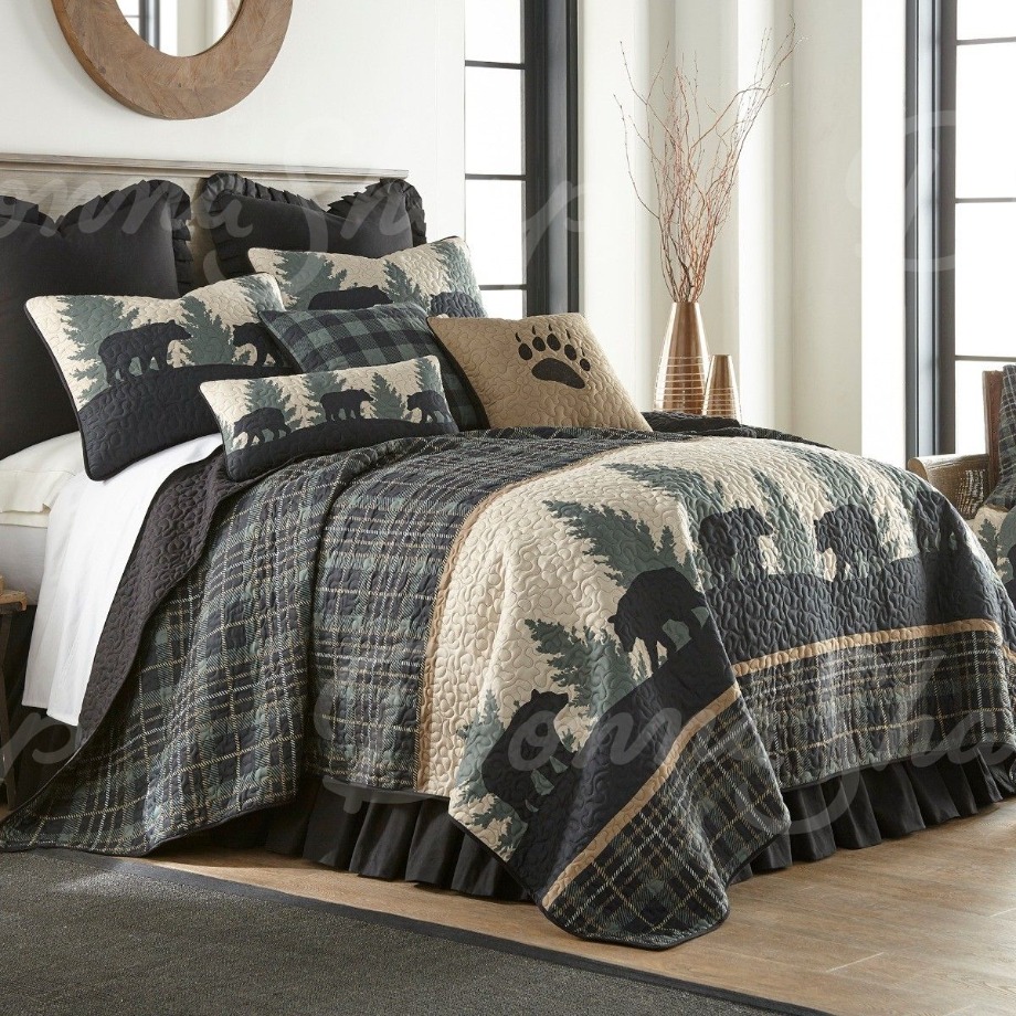 Bear Walk Plaid Quilt Collection by Donna Sharp Donna Sharp Quilts 