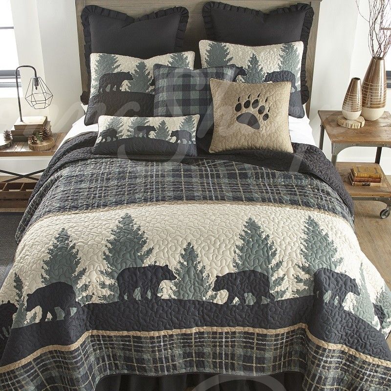 Bear Walk Plaid Quilt Collection by Donna Sharp Donna Sharp Quilts 